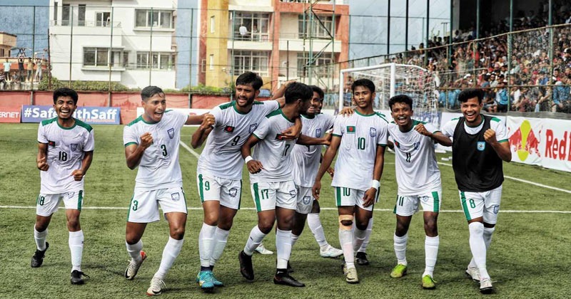 নেপালকে ৪-১ উড়িয়ে দিয়ে চ্যাম্পিয়ন বাংলাদেশ