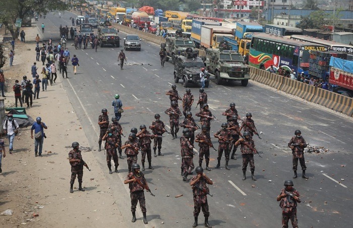 টঙ্গীতে ৪ প্লাটুন বিজিবি মোতায়েন